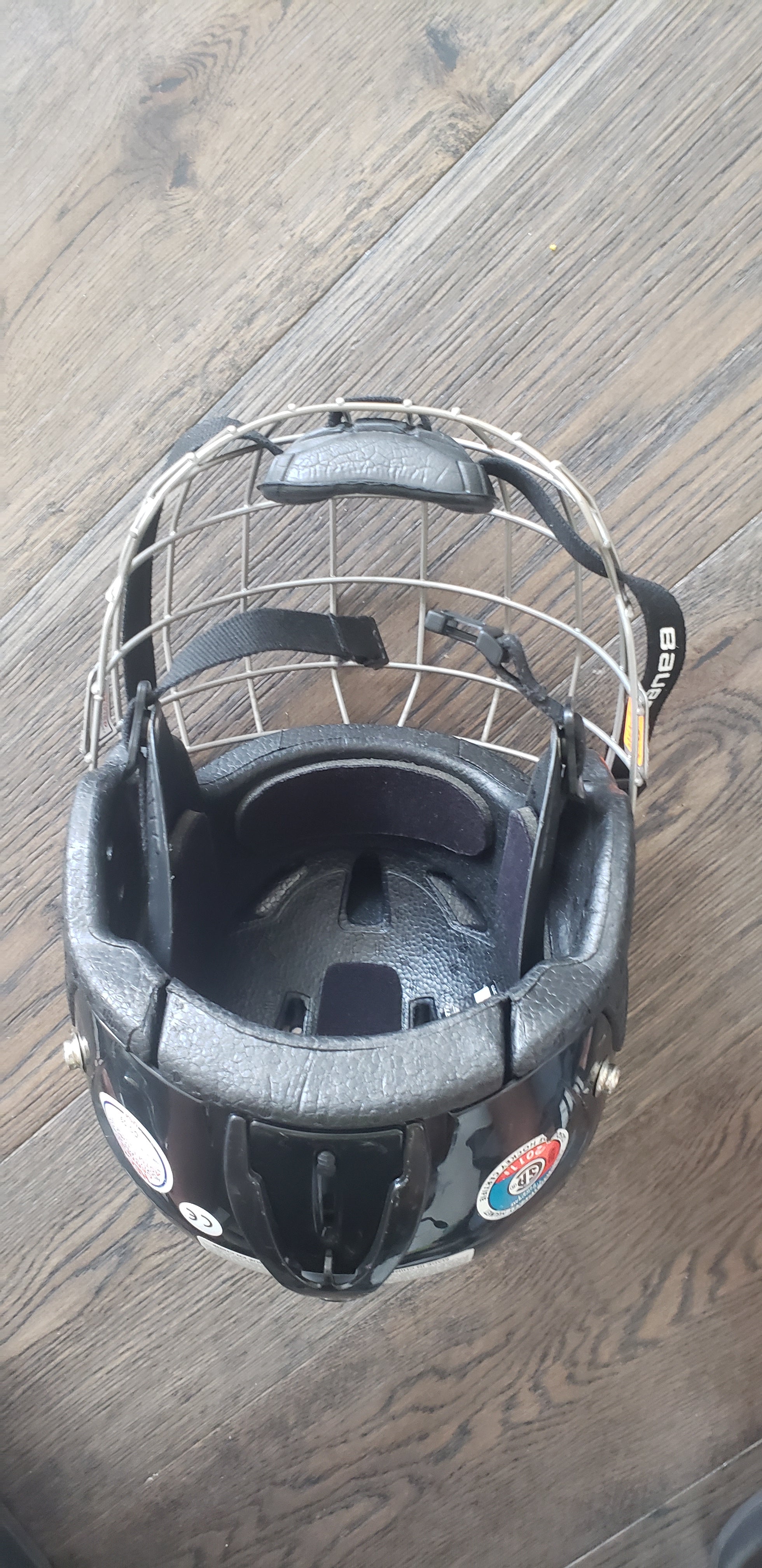 Bauer Lil' Sport Youth Hockey Helmet with Cage - Black